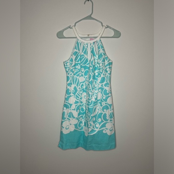 Lilly Pulitzer - Pearl Cut-Out Halter Shift Dress - Size 2 - Picture 3 of 11